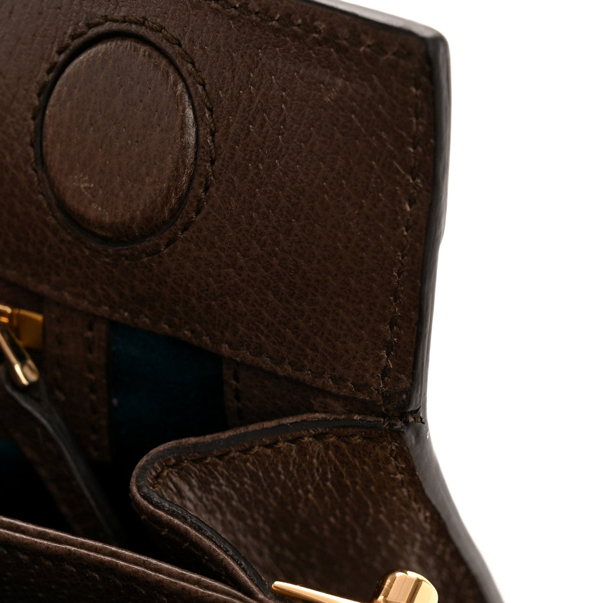 GG Supreme Monogram Web Medium Ophidia Chain Shoulder Bag Brown