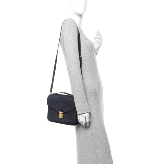 Empreinte Pochette Metis Marine Rouge