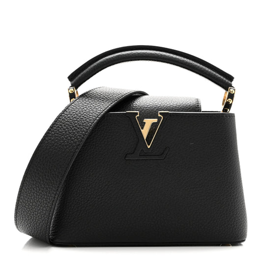 Taurillon Mini Capucines Black