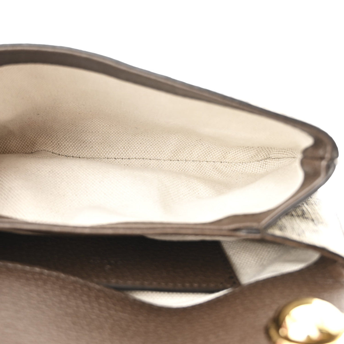 GG Supreme Monogram Textured Dollar Calfskin Mini Blondie Chain Shoulder Flap Bag Beige Ebony New Acero