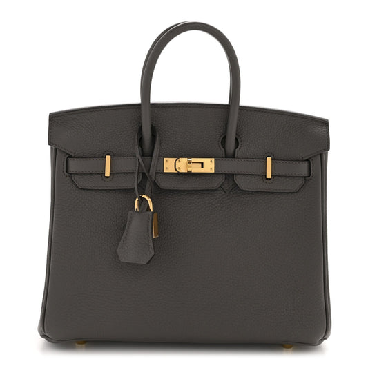 Togo Birkin 25 Gris Meyer