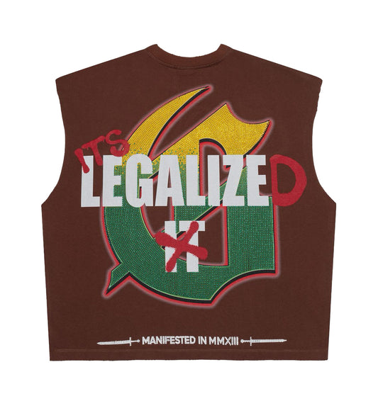 Godspeed 420 Indoor VVS Sleeveless Tee Brown