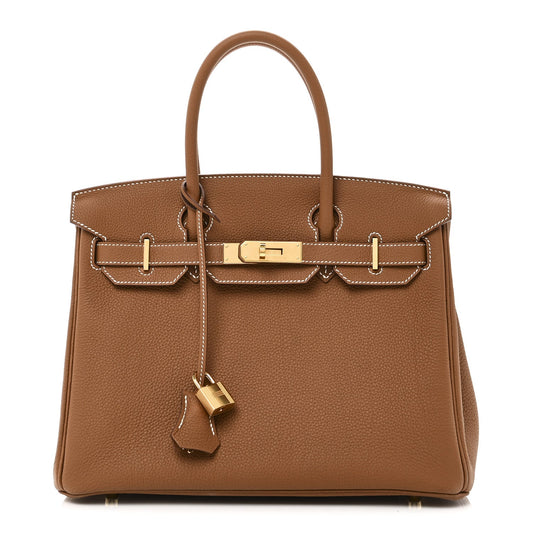 Togo Birkin 30 Gold