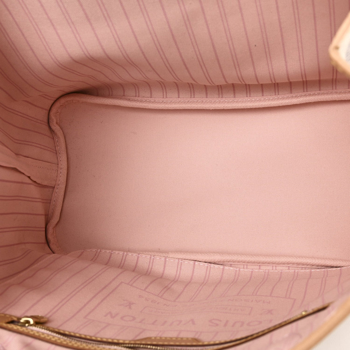 Damier Azur Neo Neverfull MM Rose Ballerine