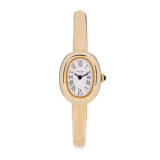 18K Yellow Gold 19mm Baignoire Quartz Watch